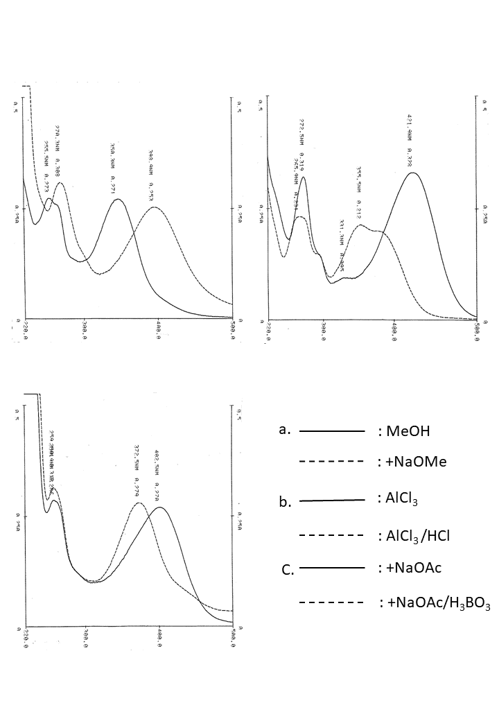 Luteolin 7-O-glucosideの吸収スペクトル